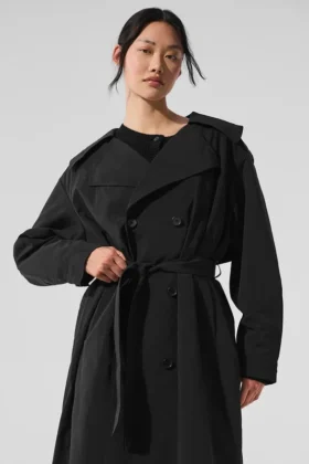Abrigo largo «Daybreak» - Negro