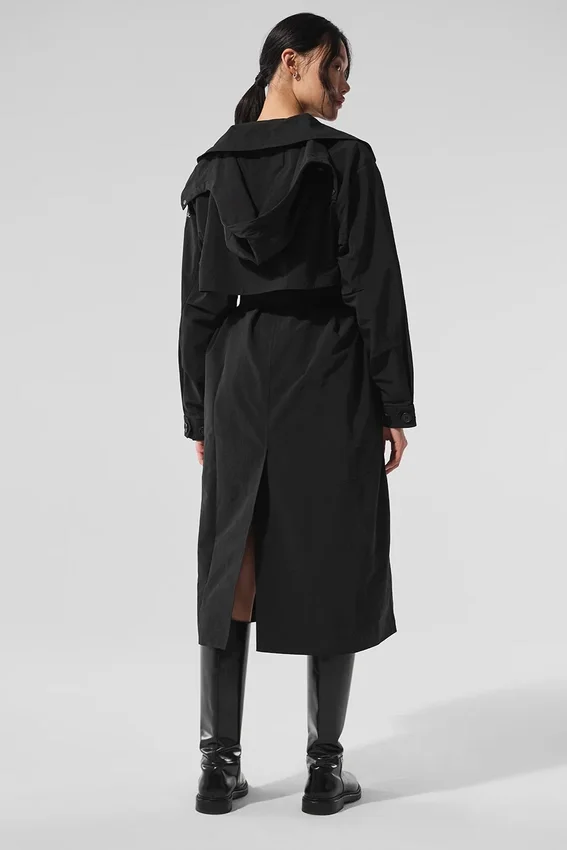 Abrigo largo «Daybreak» - Negro