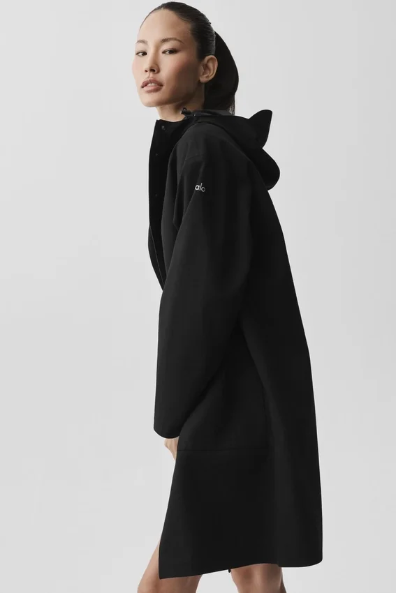 Abrigo largo «Rain or Shine» - Negro