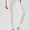 Airbrush High-Waist Fast Track Legging - Blanco/Negro