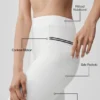 Airbrush High-Waist Fast Track Legging - Blanco/Negro