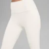 Airbrush Legging de cintura alta 7/8 - Ivory