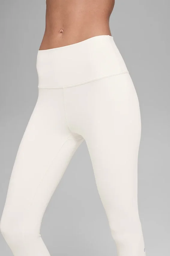 Airbrush Legging de cintura alta 7/8 - Ivory