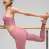 Airbrush Legging de cintura alta 7/8 - Rosa rosa silvestre