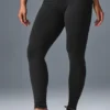 Airbrush Legging de cintura alta - Negro