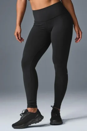 Airbrush Legging de cintura alta – Negro