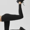 Airbrush Legging de talle medio - Negro