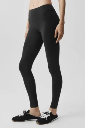 Airbrush Legging de talle medio y largo 7/8 - Negro