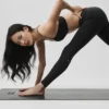 Airbrush Legging de talle medio y largo 7/8 - Negro