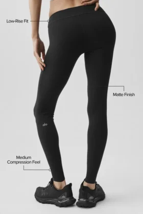 Airbrush Low-Rise 7/8 Leggings – Negro