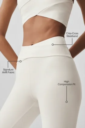 Airlift High-Waist 7/8 Horizon Leggings – Marfil