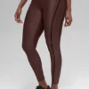 Airlift High-Waist 7/8 Line up Legging — Brownstone