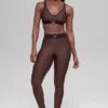 Airlift High-Waist 7/8 Line up Legging — Brownstone