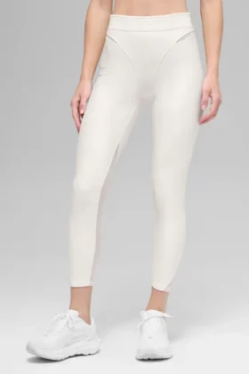 Airlift High-Waist 7/8 Rebel Leggings - Marfil