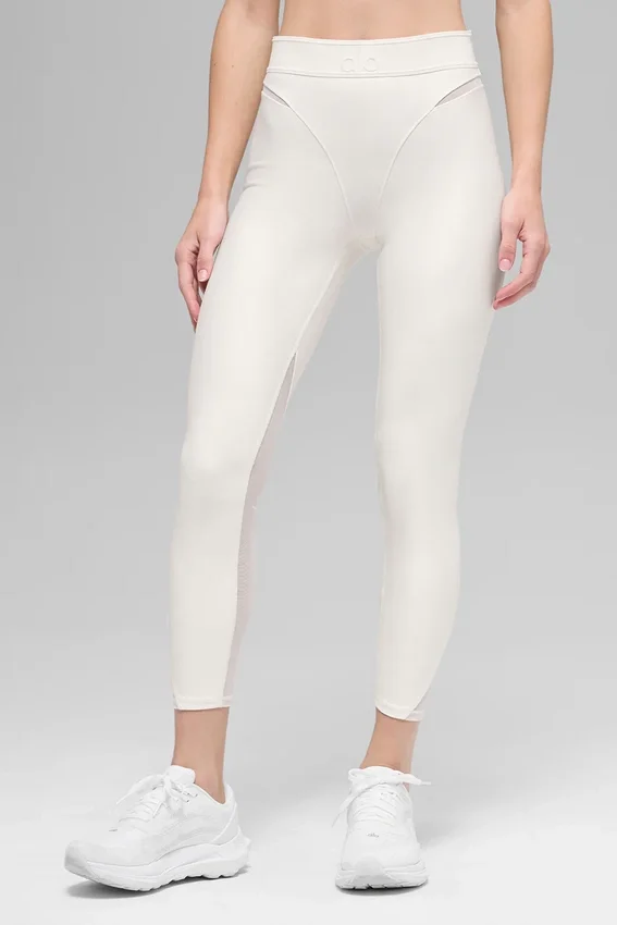 Airlift High-Waist 7/8 Rebel Leggings - Marfil