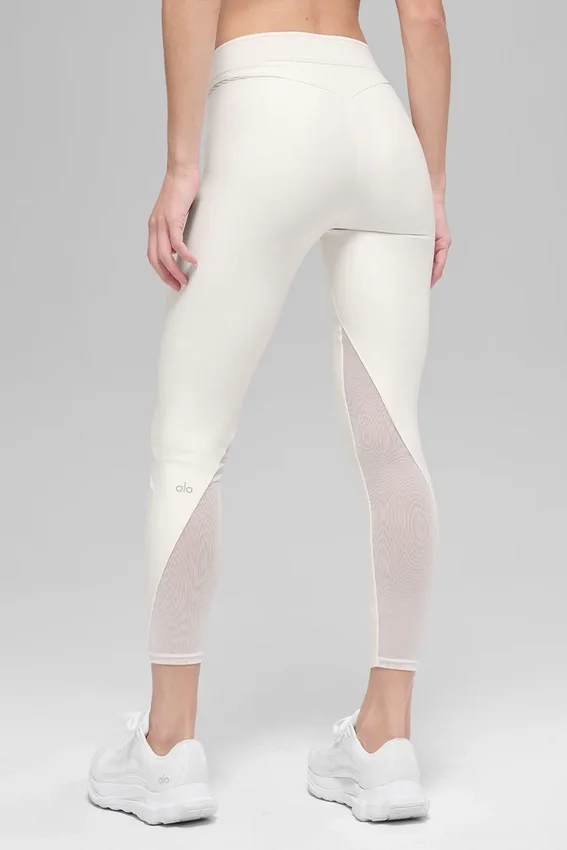 Airlift High-Waist 7/8 Rebel Leggings - Marfil