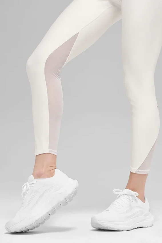 Airlift High-Waist 7/8 Rebel Leggings - Marfil
