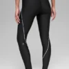 Airlift High-Waist Haven Legging - Negro/Blanco