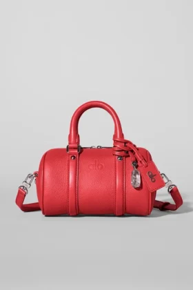 Alo Mini Voyage – Cuero rojo brillante