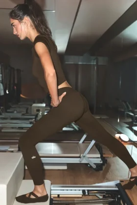 Alo Softsculpt 7/8 Define Leggings - Espresso