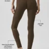 Alo Softsculpt 7/8 Define Leggings - Espresso
