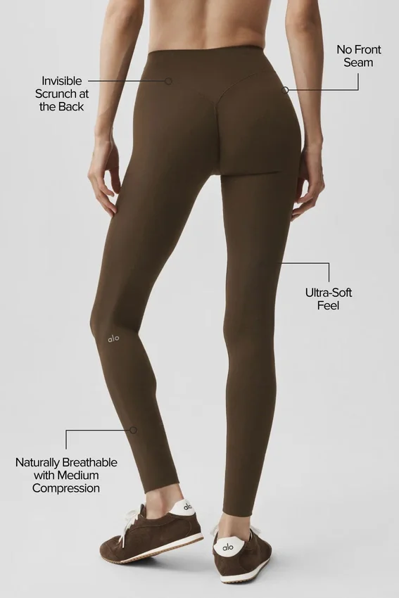 Alo Softsculpt 7/8 Define Leggings - Espresso