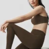 Alo Softsculpt 7/8 Define Leggings - Espresso