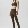 Alo Softsculpt 7/8 Define Leggings - Espresso