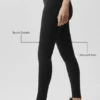 Alo Softsculpt High-Waist 7/8 Superset Leggings - Negro