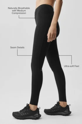 Alo Softsculpt High-Waist 7/8 Superset Leggings – Negro