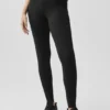 Alo Softsculpt High-Waist 7/8 Superset Leggings - Negro