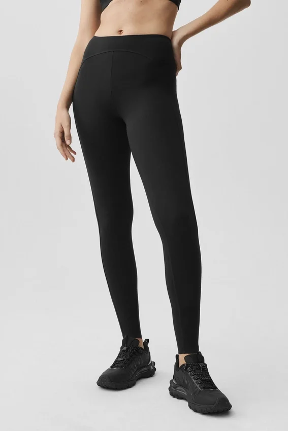 Alo Softsculpt High-Waist 7/8 Superset Leggings - Negro