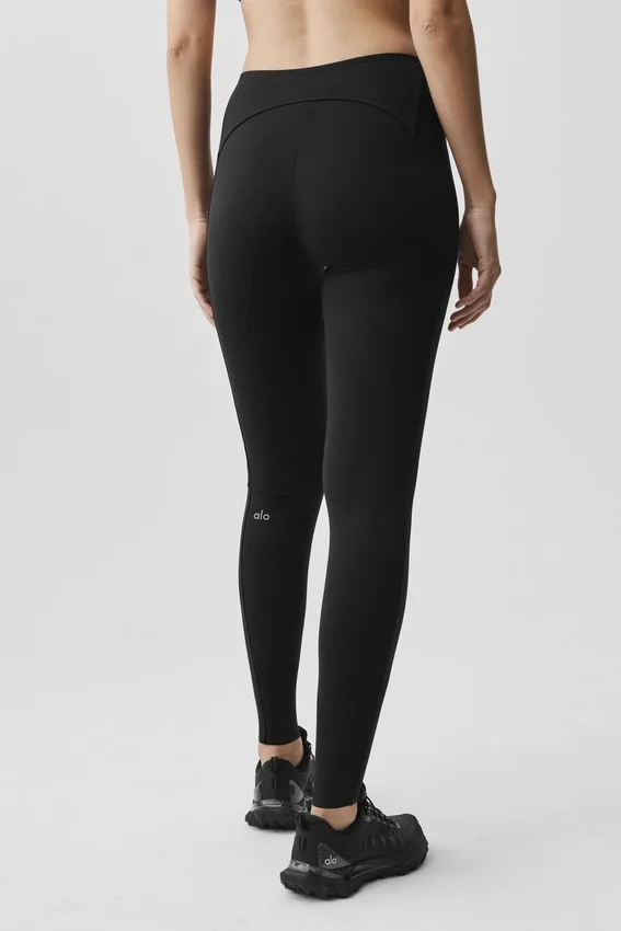 Alo Softsculpt High-Waist 7/8 Superset Leggings - Negro