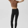 Alosoft Crop Finesse de manga corta - Marrón bronceado