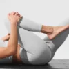 Alosoft High-Waist 7/8 Highlight Legging – Gris jaspeado deportivo
