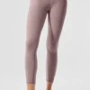Alosoft High-Waist 7/8 Highlight Legging - Rosa oscuro cuarcito jaspeado