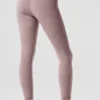 Alosoft High-Waist 7/8 Highlight Legging - Rosa oscuro cuarcito jaspeado