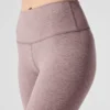 Alosoft High-Waist 7/8 Highlight Legging - Rosa oscuro cuarcito jaspeado