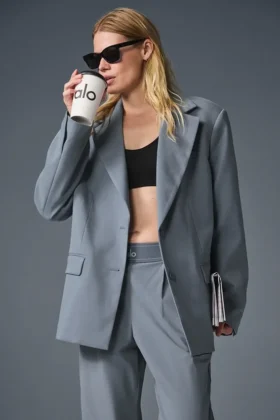 Blazer de primera clase - Gris acero