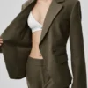 Blazer entallado - Olive Tree
