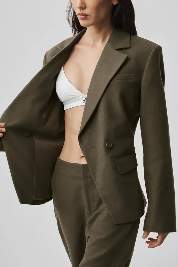 Blazer entallado - Olive Tree