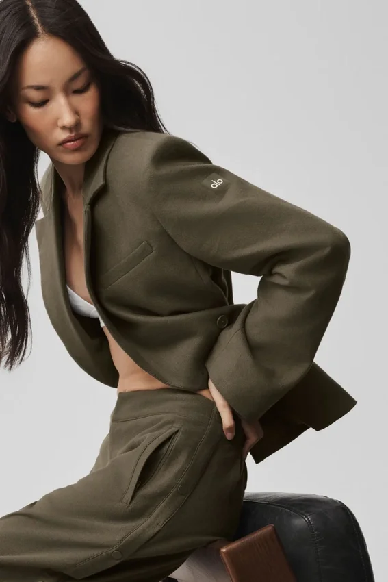 Blazer entallado - Olive Tree