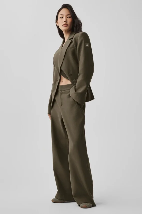 Blazer entallado - Olive Tree