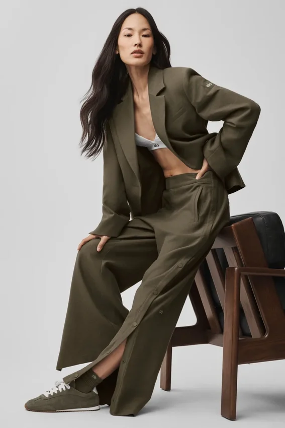 Blazer entallado - Olive Tree