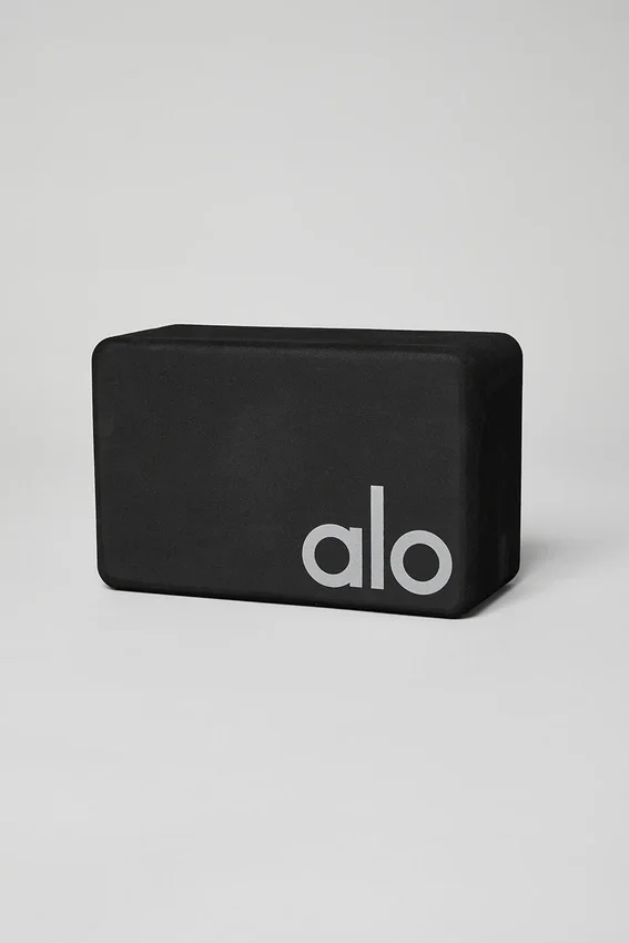 Bloque de yoga Uplifting - Negro/Plata