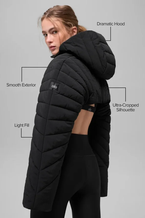 Bolero acolchado «Starlight» — Negro