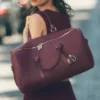 Bolsas de viaje Alo Voyage - Cuero burdeos