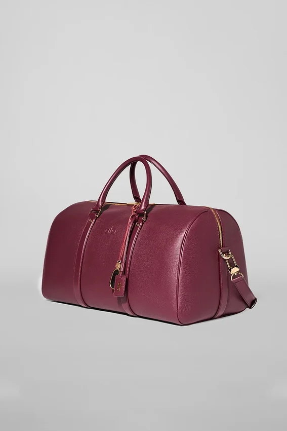 Bolsas de viaje Alo Voyage - Cuero burdeos