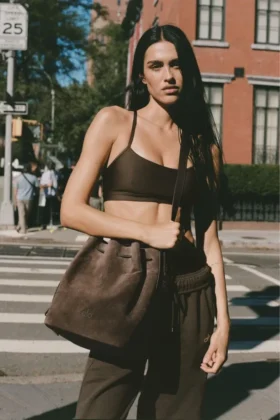 Bolso Alo Balance - Ante color espresso