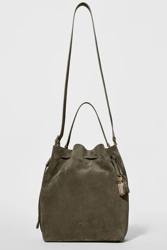 Bolso Alo Balance - Ante color olivo